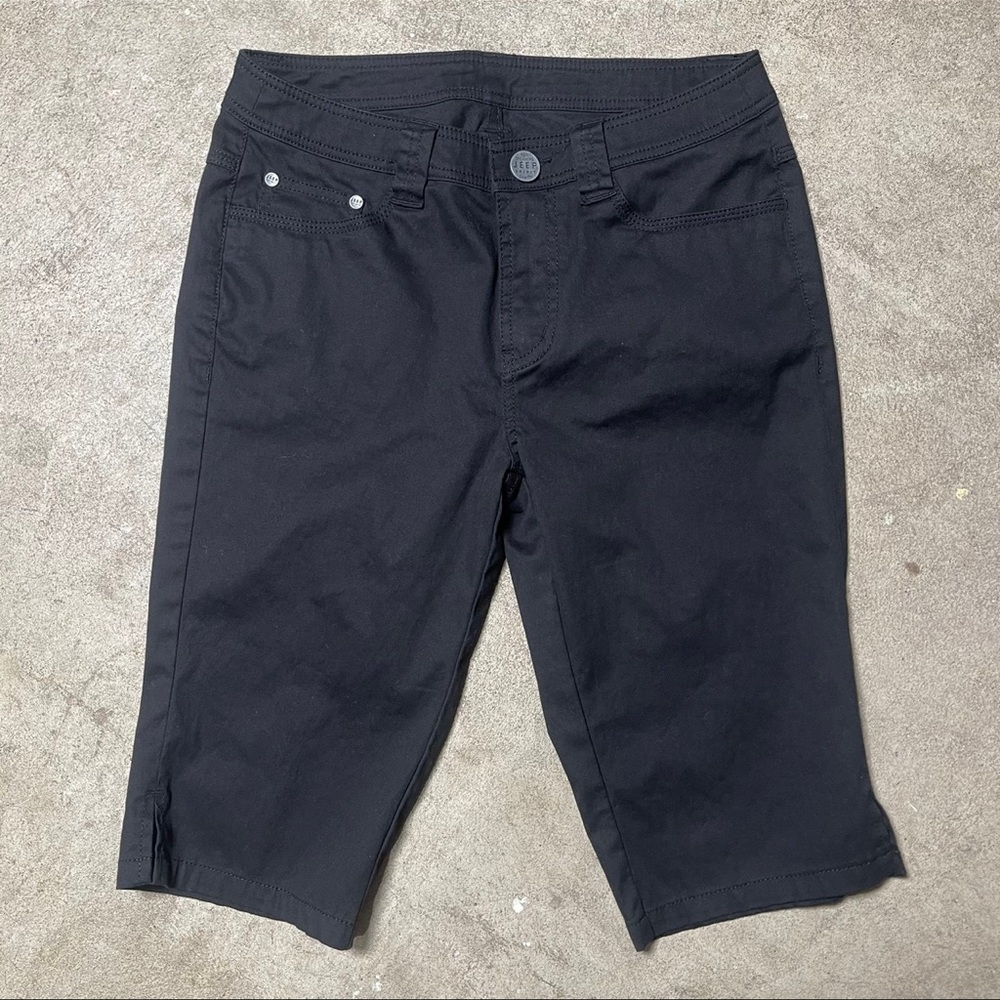 JEEP SPIRIT Women’s S/M Bermuda Black Summer Shorts